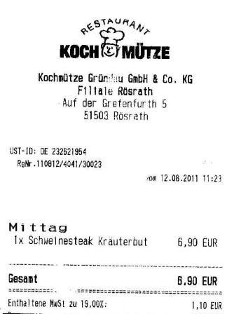 smsz Hffner Kochmtze Restaurant